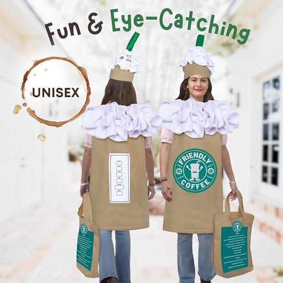 Dress Up America Frappuccino Costume Unisex - Picture 2 of 3